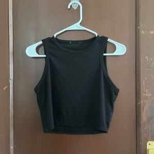 Black crop top